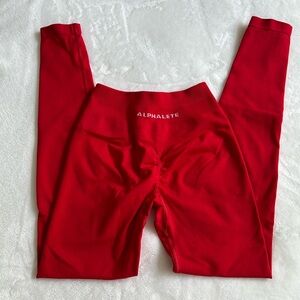 Alphalete Red Leggings